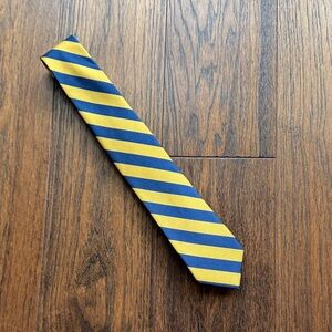 Jos. A. Bank Navy and Gold Striped Tie